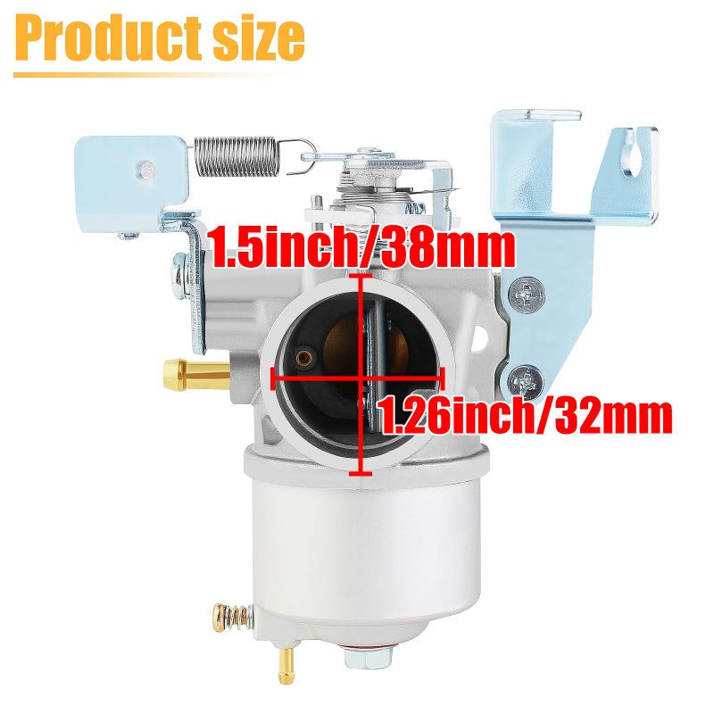 QAZAKY Carburetor Filter Intake Manifold Compatible with Yamaha Golf Cart G2 G5 G8 G9 G11 Gas 4-Cycle Engine Carb J38-14101-00 J38-14101-01 J38-14101-02 J38-13596-00 J38-14450-00 J10-14417-00 - Image 2